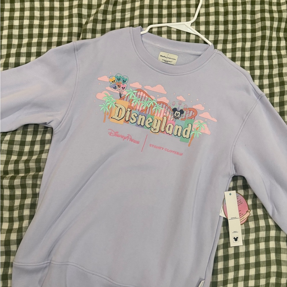 NWT Disney Parks x Stoney Clover Lane Disneyland Lavender Crewneck